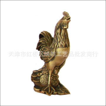 宇卓铜器铜公鸡摆件赏析｜匠心铸造的吉祥寓意与工艺美学